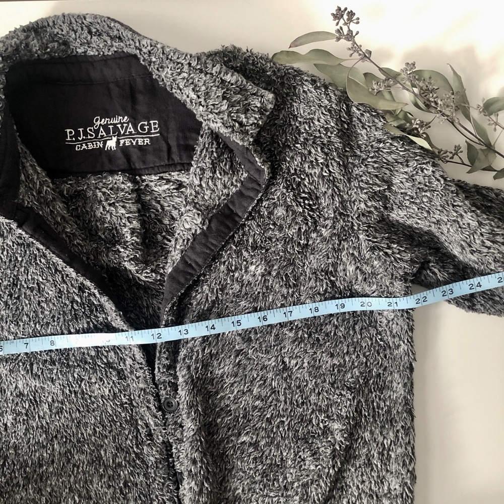 P.J. SALVAGE Oversized Fuzzy Button-Down Jacket - Picture 5 of 5